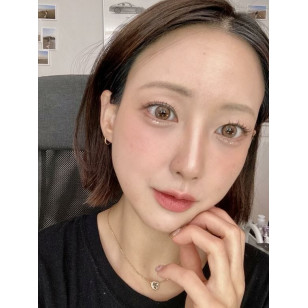 【散光】Lenbling Eye Only 1 Month Flumpops Milk Brown 每月抛棄散光彩妝隱形眼鏡